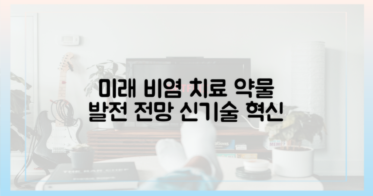 미래 비염 치료, 약물 발전 전망