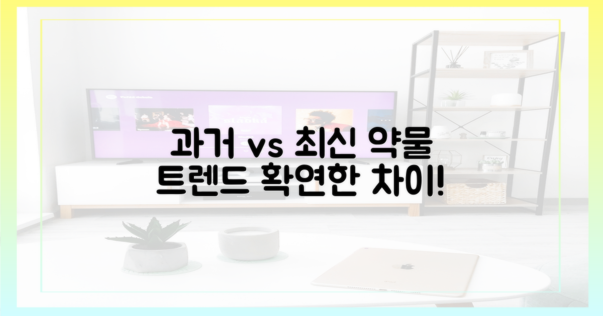 최신 트렌드와 과거 약물 비교