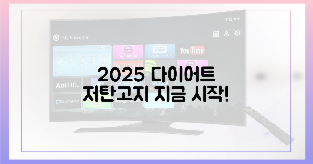 2025 다이어트, 저탄고지를 선택하세요!