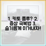 '키토 플루' 증상과 대처법: 전문가가 알려주는 슬기로운 극복 가이드