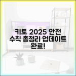 키토제닉 다이어트, 2025년 업데이트된 안전 수칙 총정리