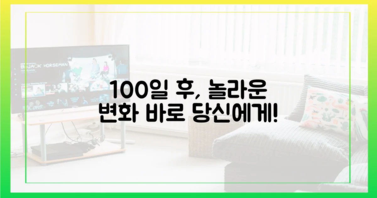 100일 후, 놀라운 변화를 직접 경험하세요!