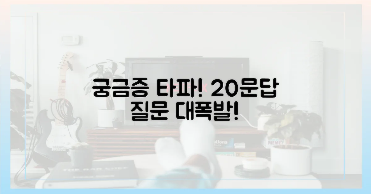 궁금증 타파! 20문답