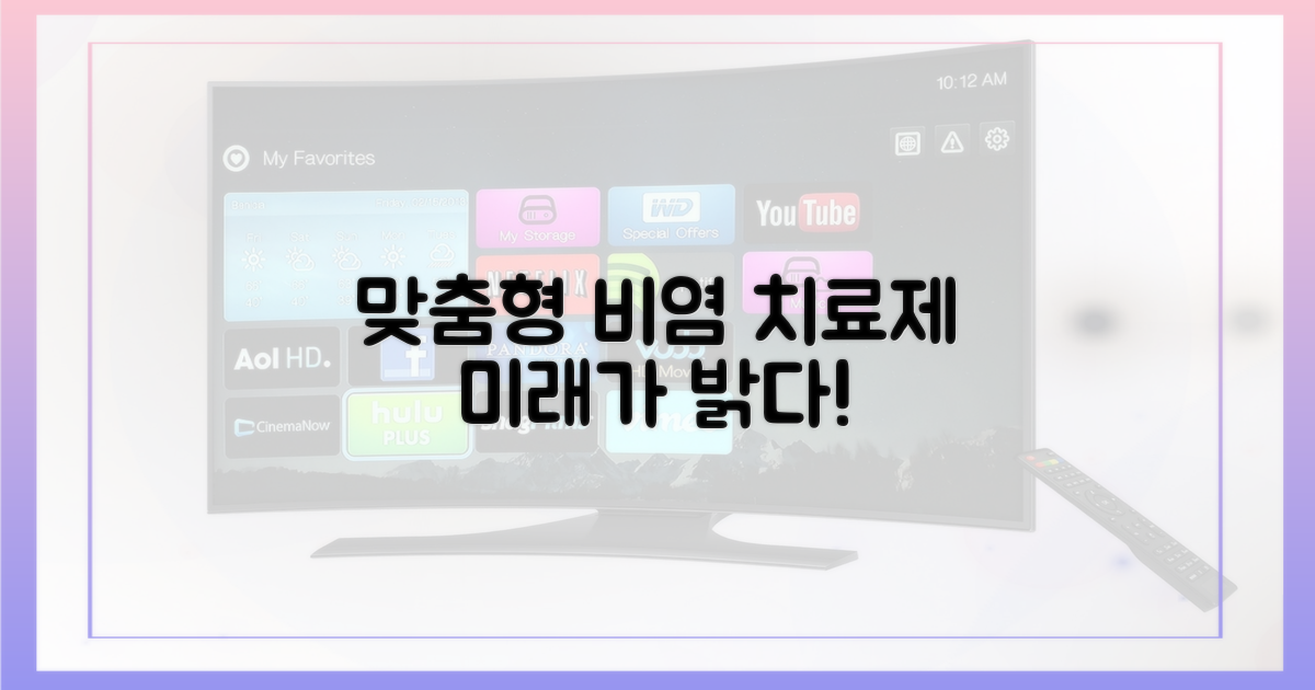 맞춤형 비염 치료제 개발 전망