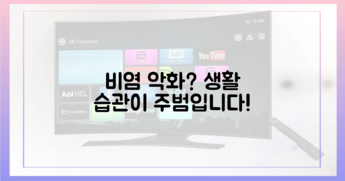 생활 습관, 비염 악화시키는 주범