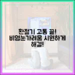 환절기 비염과 눈 가려움증(알레르기 결막염) 동시 관리법