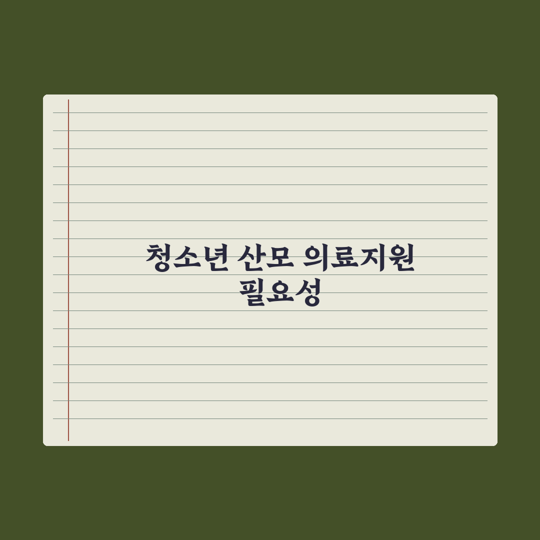 청소년 산모 임신·출산 의료비 지원 완벽가이드, 전문가의 3단계 핵심정리