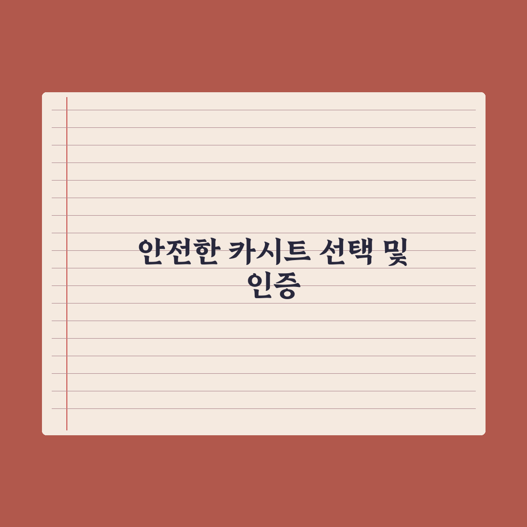 카시트 선택 기준과 안전 인증 완벽가이드: 전문가가 검증한 5가지 지표